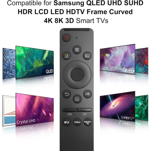 GOUYESHO Univerzális Távirányító Samsung QLED 4K 8K Smart TV-hez