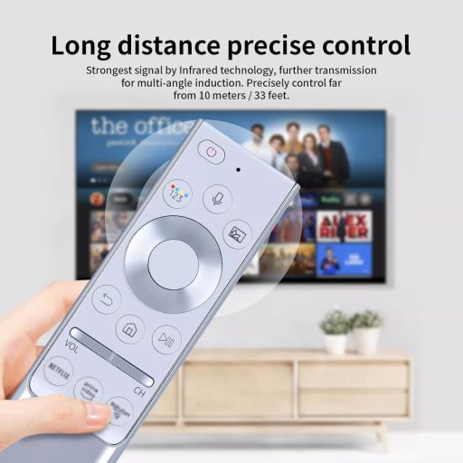 GOUYESHO BN59-01311B Samsung QLED TV-hez Hangvezérlésű Távirányító Csere