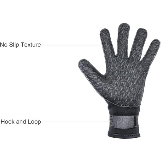 Tutuxio 3mm neoprén búvárkesztyű férfiaknak és nőknek - vízálló termikus kesztyű