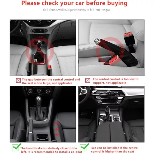 Cotieră Auto Universală Qirc - Suport de Braț Reglabil pe Înălțime cu Suport pentru Pahare, Perna Confortabilă și Compartiment de Depozitare, Negru