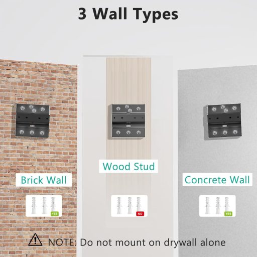 WALI 012ARM-38 Fali Monitor Tartó 17-38 Colos Képernyőhöz, Dupla Monitor Kar, Forgatható Dönthető