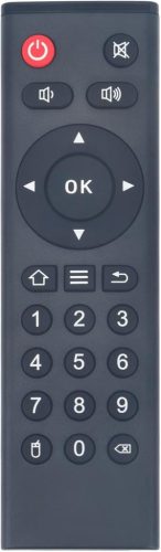 Telecomanda ALLIMITY pentru Android Smart TV Box - Compatibilă cu modelele TX2, TX3, TX5, TX6, TX9 Pro, X11/X12 Pro, A95X R2, S905W - Rază de acțiune 10m