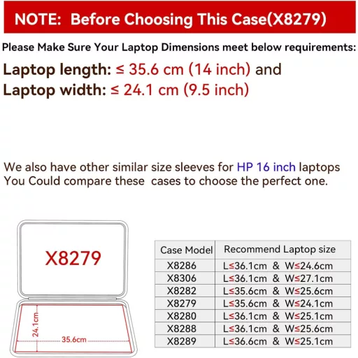 Smatree EVA Kemény Védőtok HP OmniBook X Flip 16 és ZBook Studio Laptopokhoz