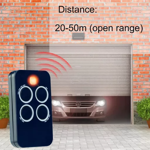 ZANPIERO Echo TX4 433.92 MHz Transmițător Radiofrecvență cu Patru Canale