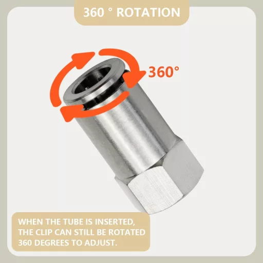 Bwintech Egyenes Pneumatikus Gyorscsatlakozó Készlet - 5 db Nikkelezett Sárgaréz, 8mm Tömlő x 1/4" BSP Menetes, Ipari Automatizáláshoz