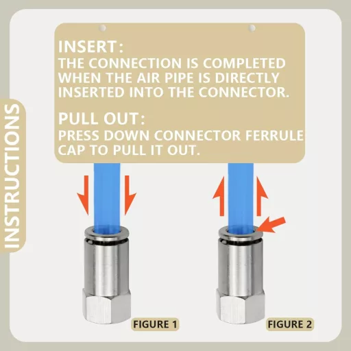 Bwintech Set Racorduri Pneumatice Rapide Drepte - 5 buc Alamă Nichelată, Furtun 8mm x Filet 1/4" BSP, Pentru Automatizări Industriale