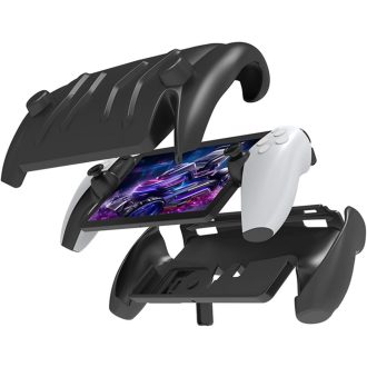   NUHFUFA Crna Zaštitna Maskica s Odvojivim Prednjim Poklopcem za Portal 2023, Potpuna Zaštita i Držač