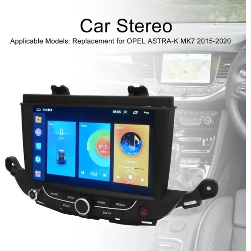 Aramox 9" Autórádió Carplay GPS Navigáció Opel Astra K 2015-2020