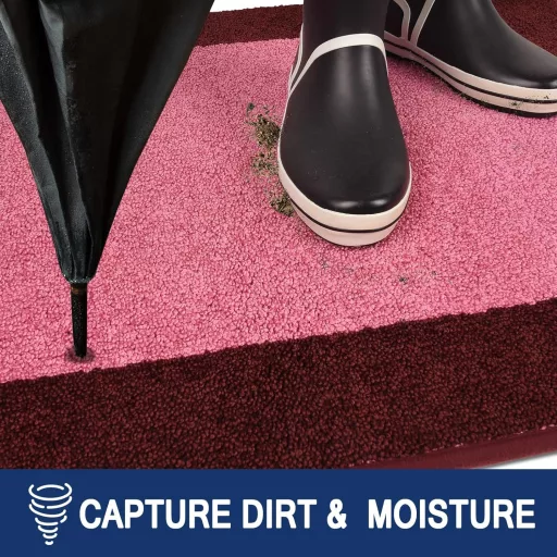 FCSDETAIL Szennyeződésfogó Lábtörlő 60x210 cm, Csúszásmentes Bejárati Szőnyeg, Mosható Kutyabarát Futó