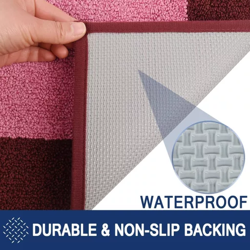 FCSDETAIL Szennyeződésfogó Lábtörlő 60x210 cm, Csúszásmentes Bejárati Szőnyeg, Mosható Kutyabarát Futó