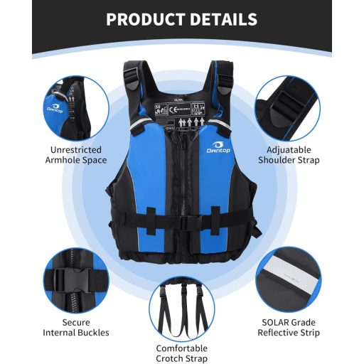 Owntop Úszómellény Felnőtt Habszivacsból Crotch Szíjjal és Zsebekkel Uniszex