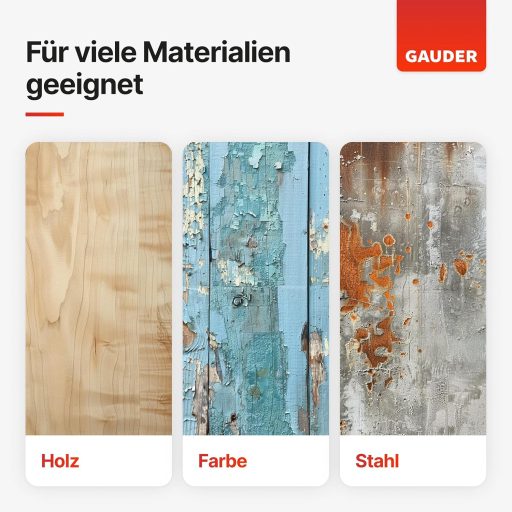 Disc abraziv cu scai GAUDER 125mm P40, 50 bucăți, pentru șlefuitor excentric