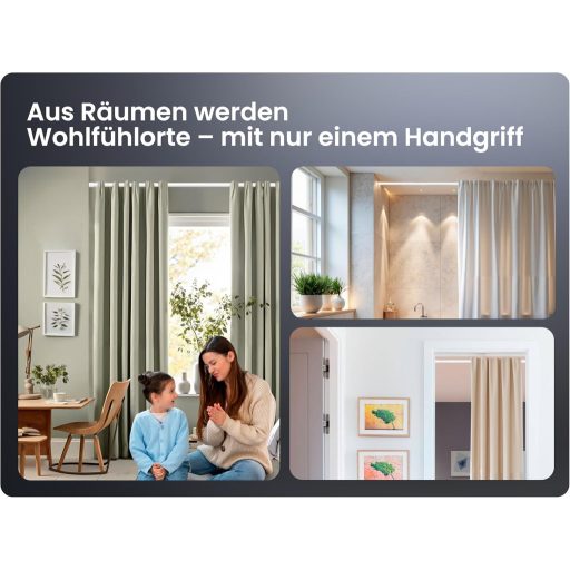 MEISENBERG Teleszkópos Zuhanyfüggöny Rúd 90-160 cm Ezüst, Fúrás Nélkül