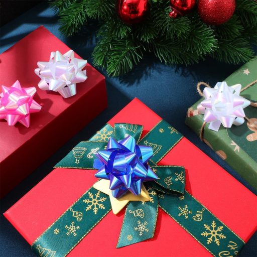 Operitacx veľká súprava 70 darčekových mašlí – vianočné balenie