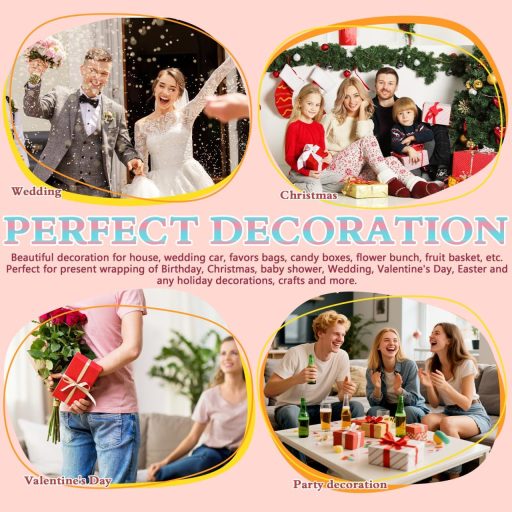 Set mare de 70 de funde decorative Operitacx - ambalaje de Crăciun