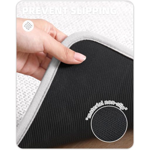 COLOR&GEOMETRY protuklizni kupaonski tepih 44x120 cm, mekani, perivi kupaonski tepih