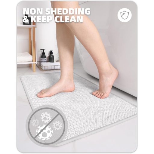 COLOR&GEOMETRY protuklizni kupaonski tepih 44x120 cm, mekani, perivi kupaonski tepih