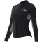 Top din neopren Owntop pentru bărbați și femei, 2 mm, cu mânecă lungă și fermoar frontal