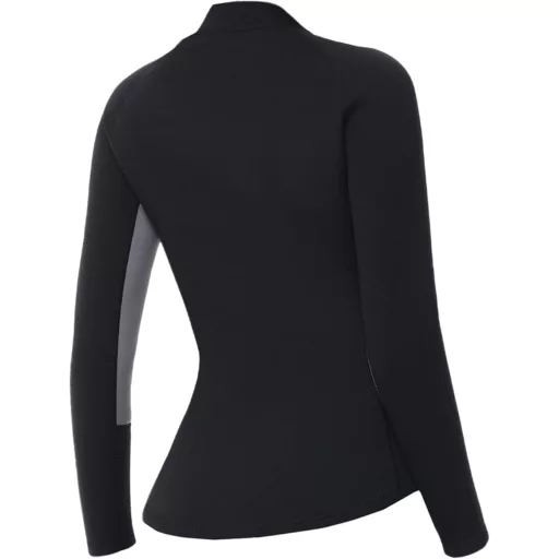 Top din neopren Owntop pentru bărbați și femei, 2 mm, cu mânecă lungă și fermoar frontal