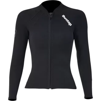   Owntop 2mm Neoprén Búvárruha Felső Férfi Női Hosszú Ujjú Cipzárral