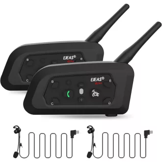   EJEAS V6C Bluetooth Interkom Slušalice za nogometne/rukometne suce 800m 2 kom