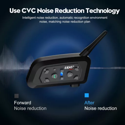 EJEAS V6C Bluetooth Interkom Slušalice za nogometne/rukometne suce 800m 2 kom