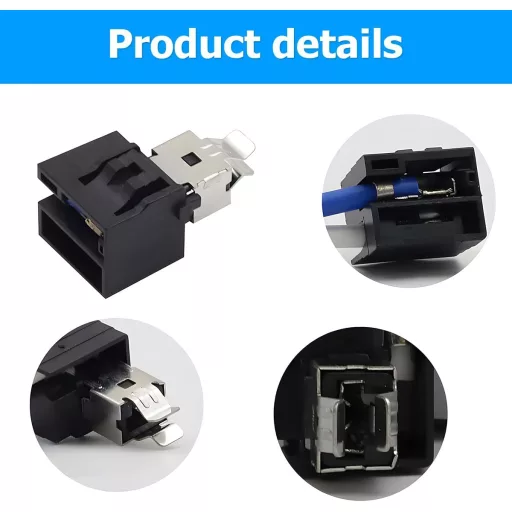 CGEAMDY 2 buc. Soclu Bec H1 Conector Bec Lumină de Parcare Cablu