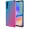 HONLEN Samsung Galaxy A55 5G tok, átlátszó gradiens TPU szilikon, kék-rózsaszín