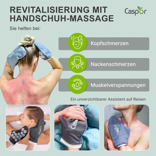 Caspor Akupresszúrás szőnyeg szett párnával, kesztyűvel és táskával fájdalomcsillapítás