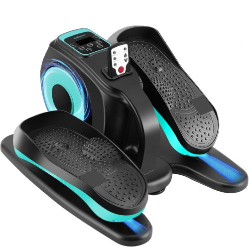 Rollingsurfer Elektromos Elliptikus Tréner Lábmasszázzsal - Asztal Alatti Kompakt Ellipszis Gép Időseknek, Irodai Dolgozóknak és Fiataloknak