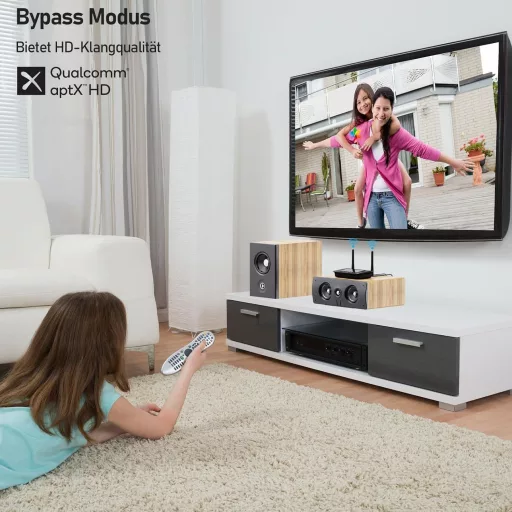 1Mii B03Pro Bluetooth 5.3 adó-vevő 2 fejhallgatóhoz, HiFi adapter DAC-kal
