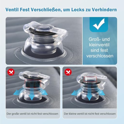 Ciremiv Autós Felfújható Matrac - Szivárgásmentes Kempingágy SUV-ba, Kisbuszba, 300kg Teherbírás, Elektromos Pumpával és Kiegészítőkkel