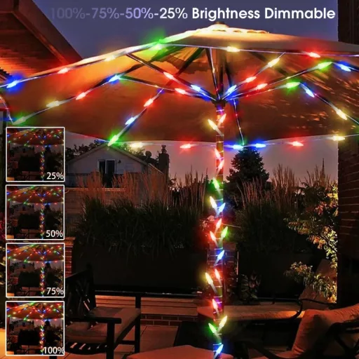 CERIAL 2db Tündérfény 6m 60 LED RGB Távirányítós Időzítős Vízálló Karácsony