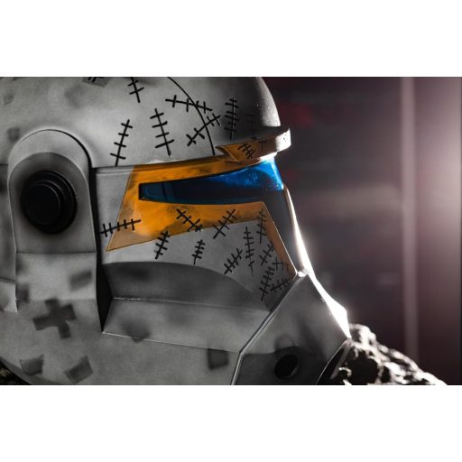 Cască Halloween Koshowgic - Mască integrală, accesoriu costum adulți, recuzită de rol din rășină pentru bărbați, mască de carnaval unisex