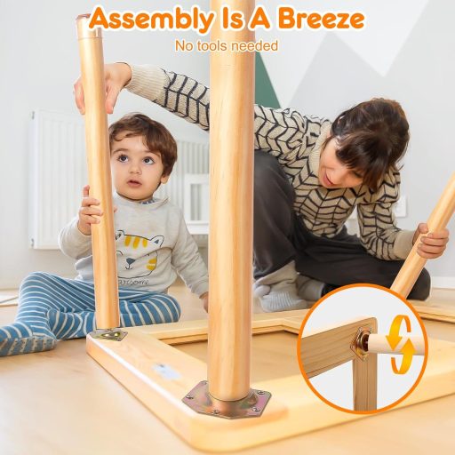 TERRAMUS Detský senzorický stôl pre deti od 3 rokov, stôl na hranie s pieskom a vodou s úložným priestorom