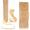 BootyBay Frânghie Naturală de Sisal 4mm pentru Reparații Mobilier Pisici - 4m pentru Stâlpi de Scărpinat, Ansambluri pentru Pisici - Înlocuire Suprafață de Scărpinat Interior pentru Pisoi și