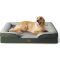 Bedsure Ortopedski krevet za pse XL 122x89cm - Periva flanelna navlaka, vodootporna sofa za pse do 45kg