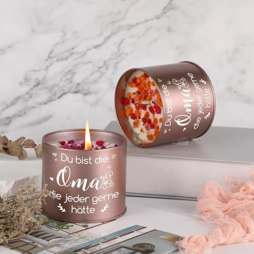 PRSTENLY Illatosított Gyertya Nagymamának Születésnapi Ajándék Nőknek