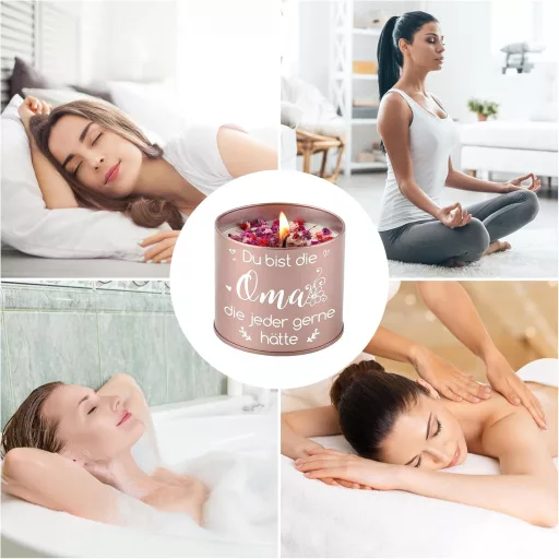 PRSTENLY Illatosított Gyertya Nagymamának Születésnapi Ajándék Nőknek