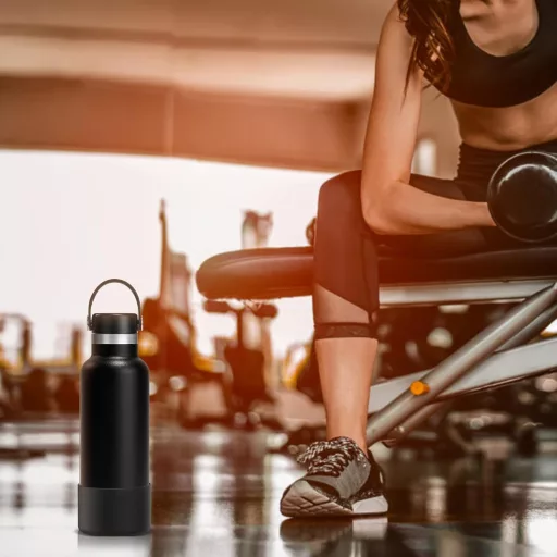 Linkidea Szilikon Kulacsvédő Szett - Hydro Flask Kompatibilis Aljvédő 12-24oz Méretekhez - Ütésálló Palackvédő Borítás, 2db, Fekete
