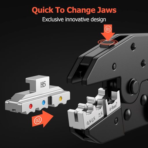 Preciva 2 részes sertésfog készlet szigetelt és szigeteletlen kábel csatlakozókhoz