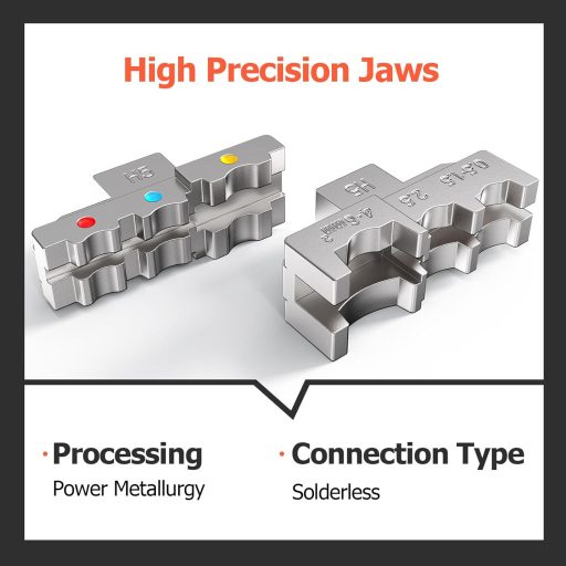 Preciva 2 részes sertésfog készlet szigetelt és szigeteletlen kábel csatlakozókhoz
