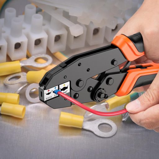 Preciva 2 részes sertésfog készlet szigetelt és szigeteletlen kábel csatlakozókhoz