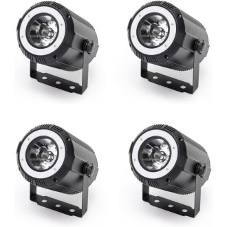   DELIBANG 4x40W RGBW LED Pinspot + 24 SMD RGB Par DMX DJ Fényszóró Szett