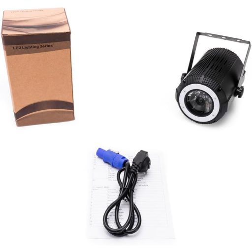 DELIBANG 4x40W RGBW LED Pinspot + 24 SMD RGB Par DMX DJ Set Reflektora