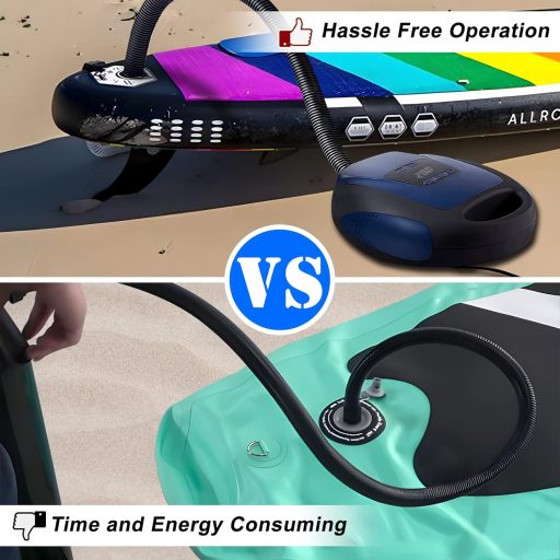 Ruitx Električna SUP Pumpa 20PSI - 12V Auto Pumpa za Visoki Tlak Zraka s Automatskim Isključivanjem za Kajake, Madrace, Vodene Sportove