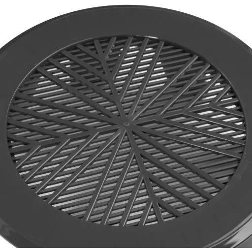 Vent Systems 99-124mm szürke kerek szellőzőrács fürdőszoba konyha irodához