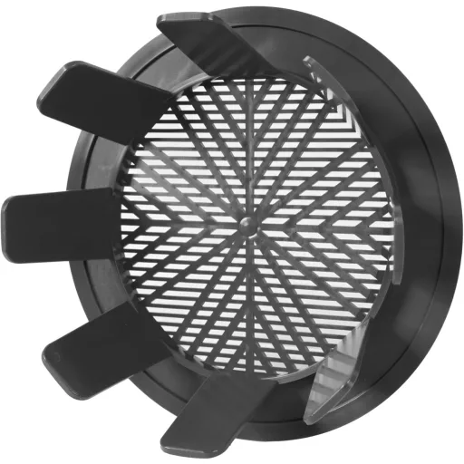 Vent Systems 99-124mm szürke kerek szellőzőrács fürdőszoba konyha irodához