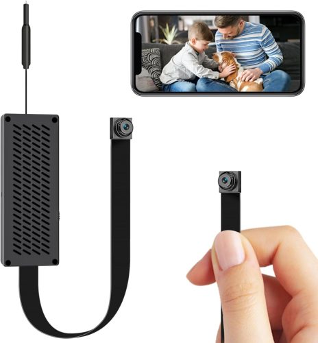 ZUNHAI Mini Cameră 4K HD - Transmisie Live pe Telefon, Detectare Mișcare, Cameră de Securitate Wireless Interior/Exterior