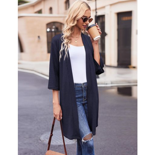 Ženski ogrtač Ekouaer, lagana pamučna pidžama, udobna spavaćica XXL